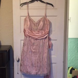 Deb sparkly pink dress prom style 16